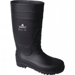 Delta Plus Gargas S1P SRC Ladies Black Leather Steel Toe Cap Safety Boots PPE 
